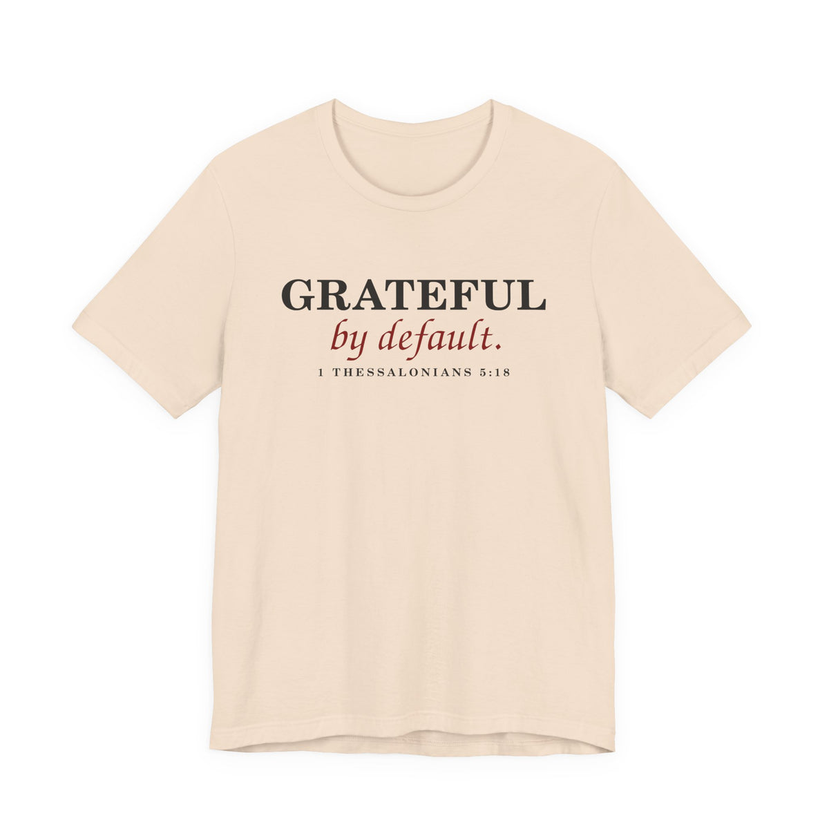 Press & Amen | Grateful by Default Women’s Premium Tee