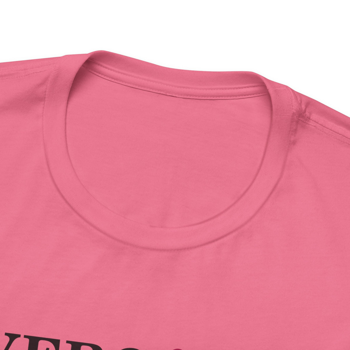 Press & Amen | Overcomer by Default | Breast Cancer Awareness Women’s Premium Tee