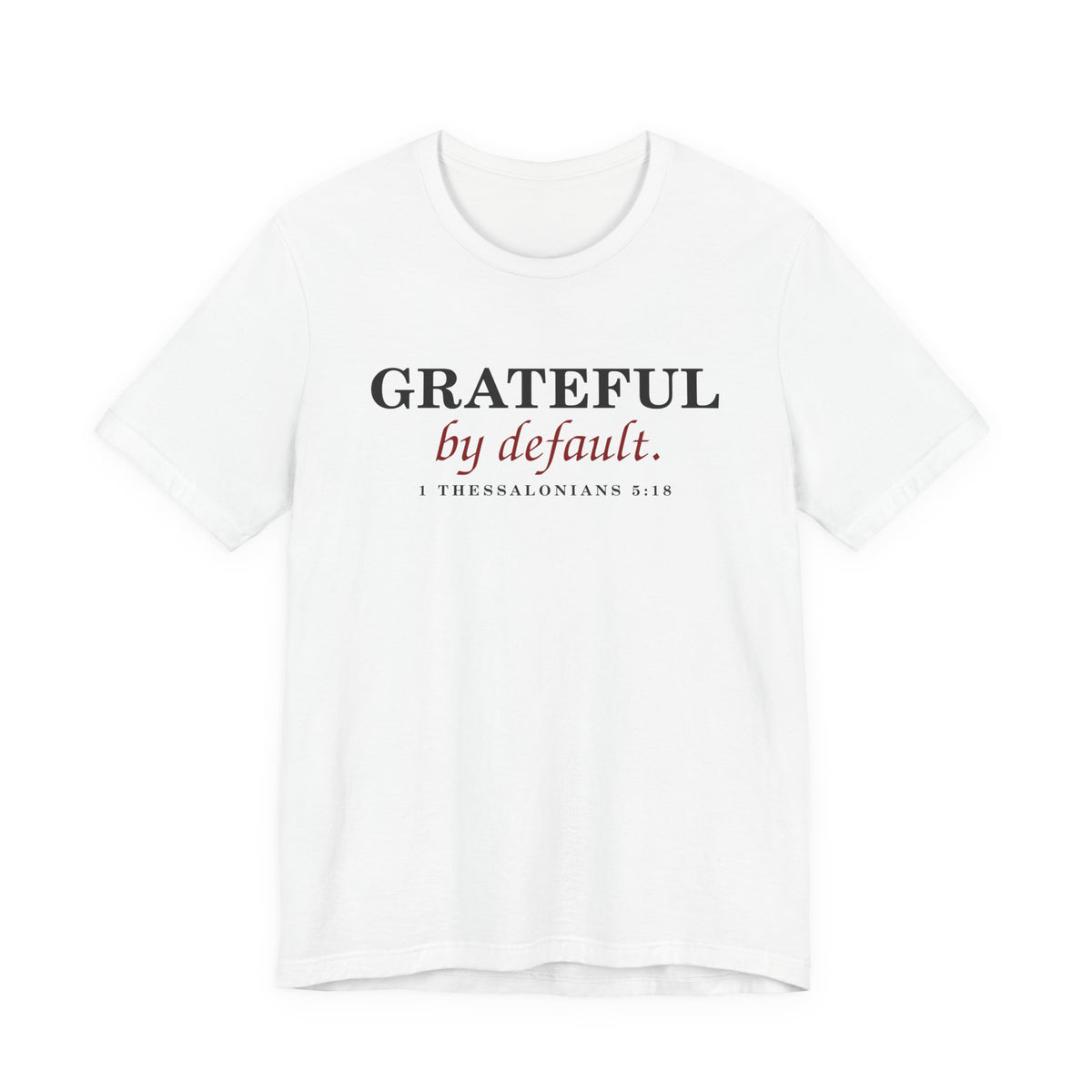 Press & Amen | Grateful by Default Women’s Premium Tee