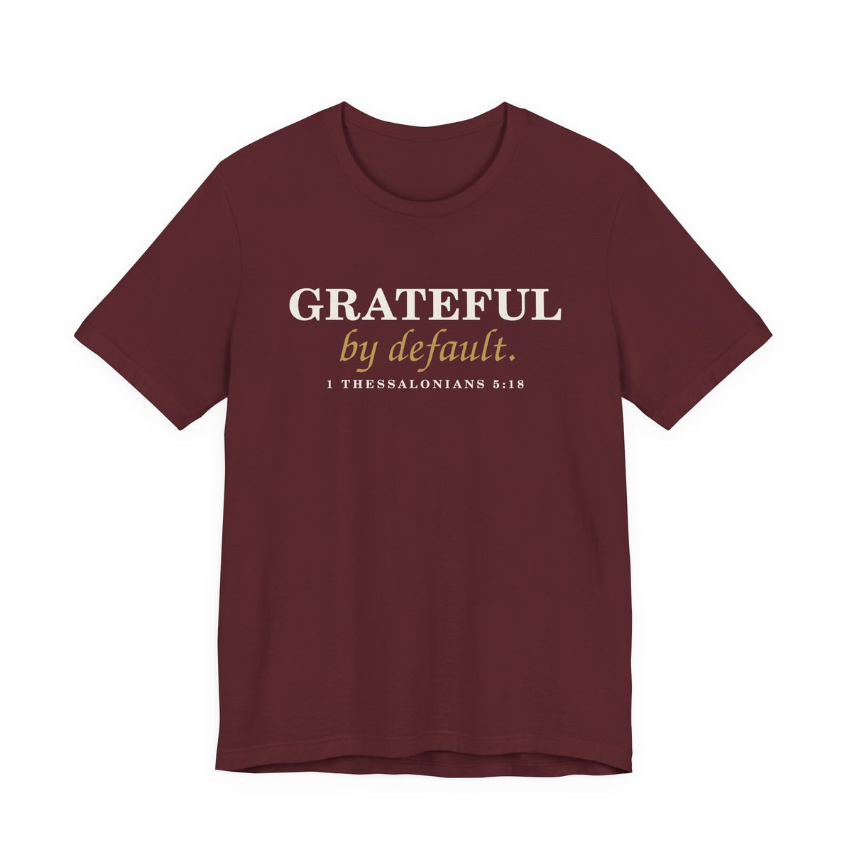 Press & Amen | Grateful by Default Women’s Premium Tee
