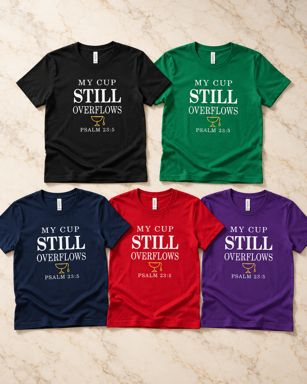 Press & Amen My Cup Still Overflows Women’s Premium T-shirt
