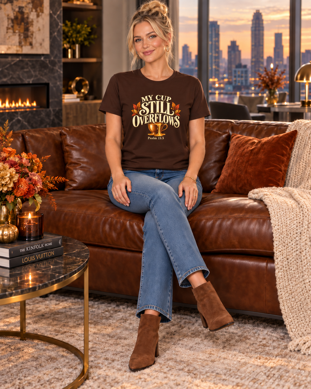 Press & Amen | My Cup Still Overflows Fall Edition Women’s Premium Tee