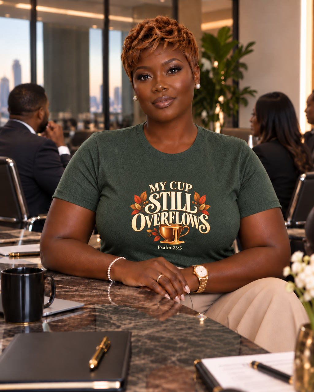 Press & Amen | My Cup Still Overflows Fall Edition Women’s Premium Tee